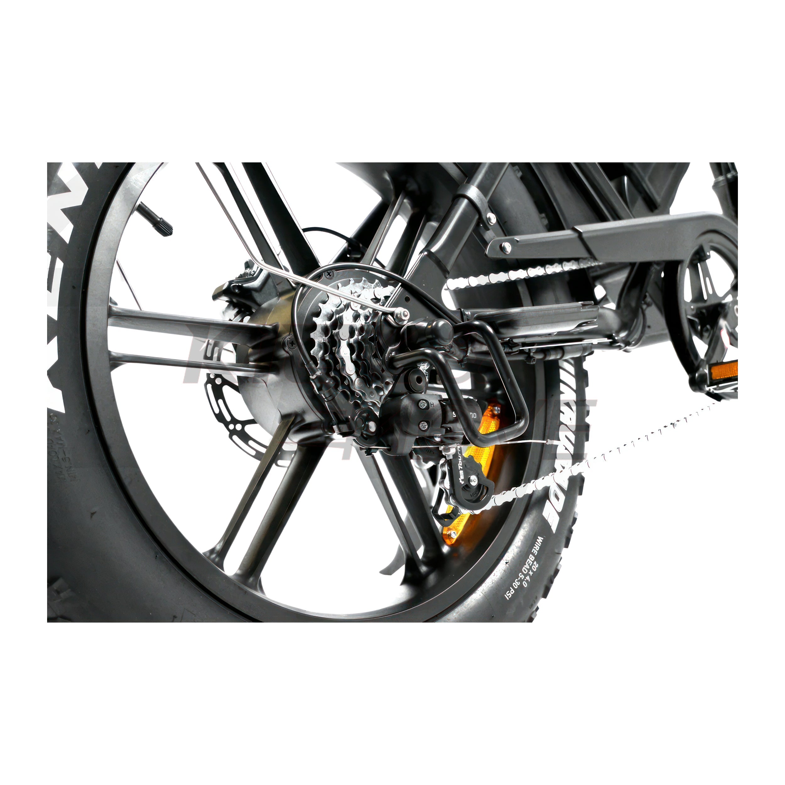 Super Deal! QMWHEEL V20 PRO 2026 - Zwart - Hydraulische remmen