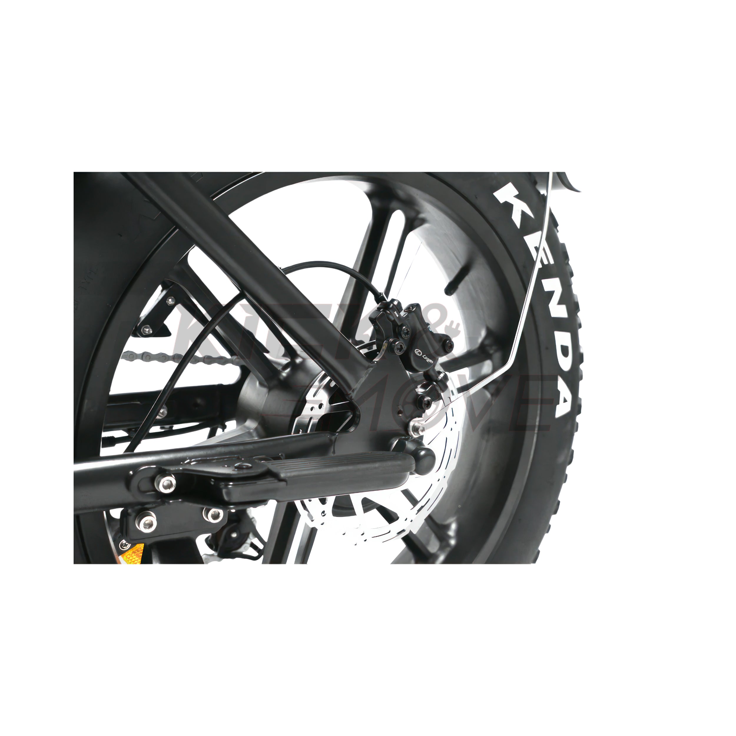 Super Deal! QMWHEELS V20 PRO 2026 Family fatbike- Zwart - Hydraulische remmen